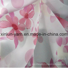 Vente en gros nouveau tissu imprimé en mousseline de soie pour la robe